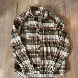 Men’s Taylor stitch cozy plaid size 42